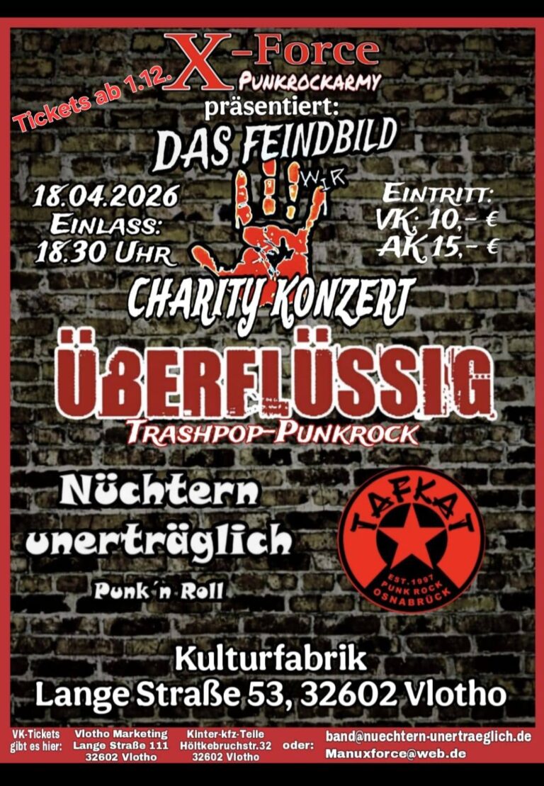 Feindbild Charity Konzert 2026